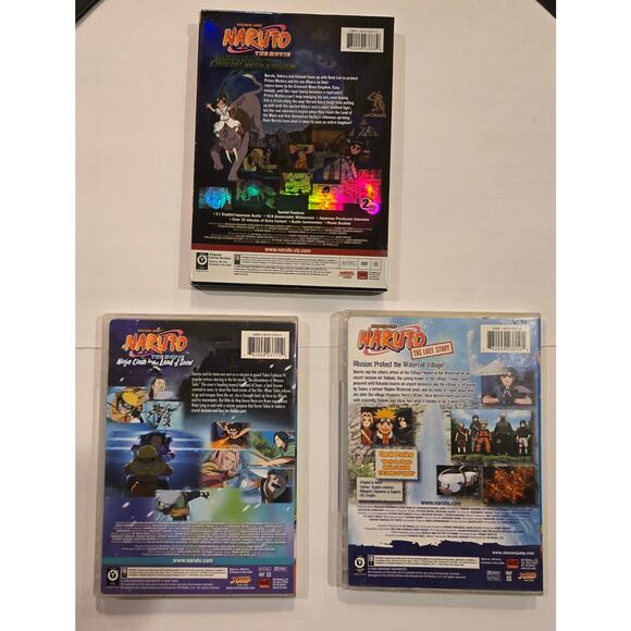 Naruto Anime DVD Movie Bundle- Anime DVD Lot - Picture 3 of 3